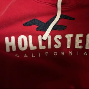 Hollister Vibrant Red Sweatshirt